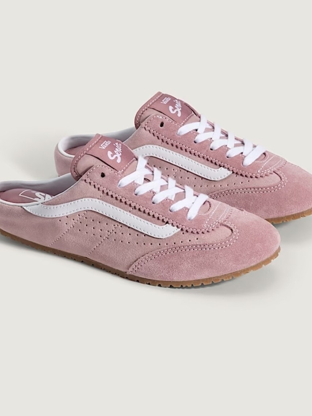 Vans Suede Pink Low-Profile Women's Sneakers
